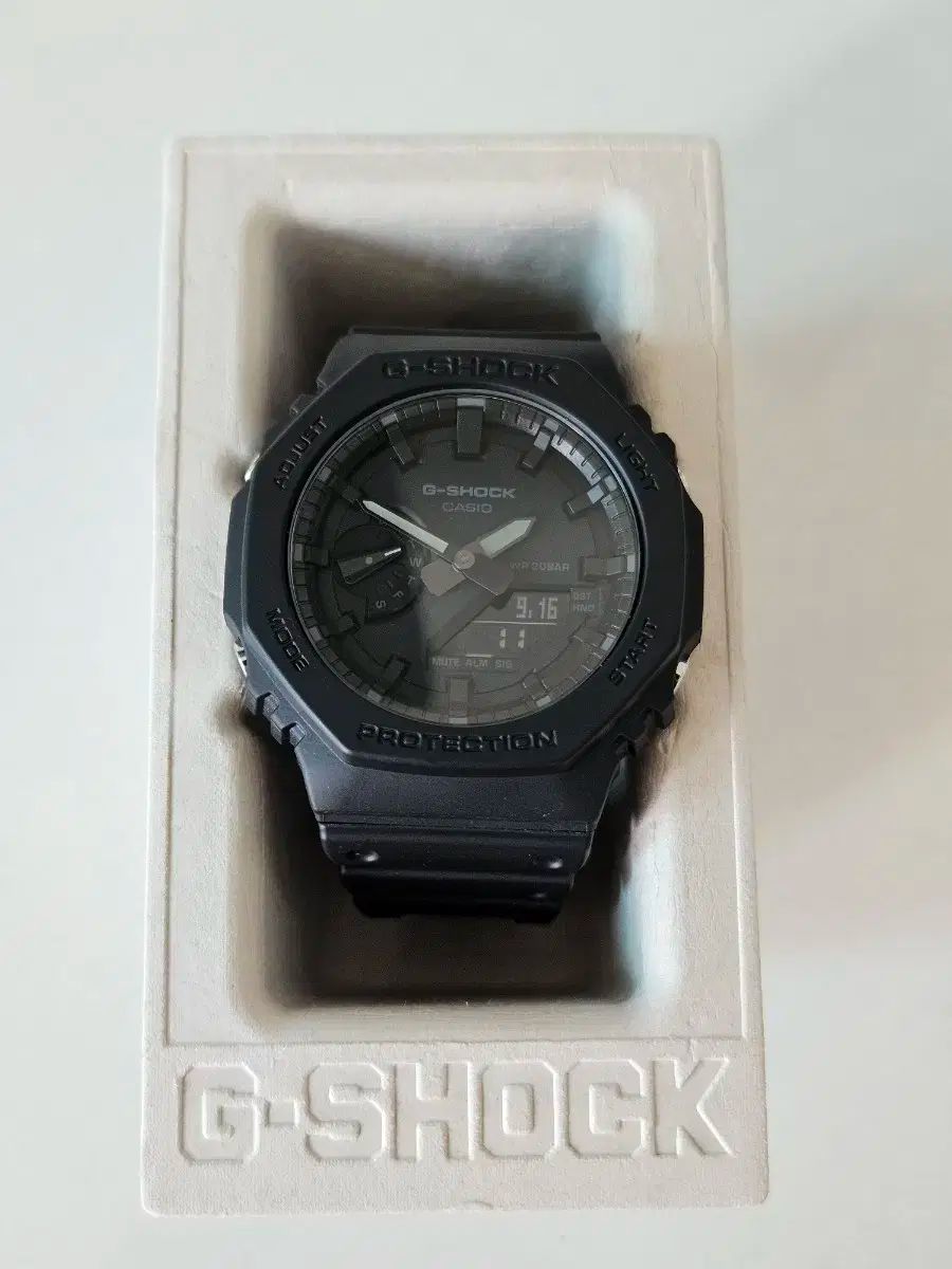 G-SHOCK ジーショック オールブラック GA ー 2100 1A1ER カシオーク 時計
