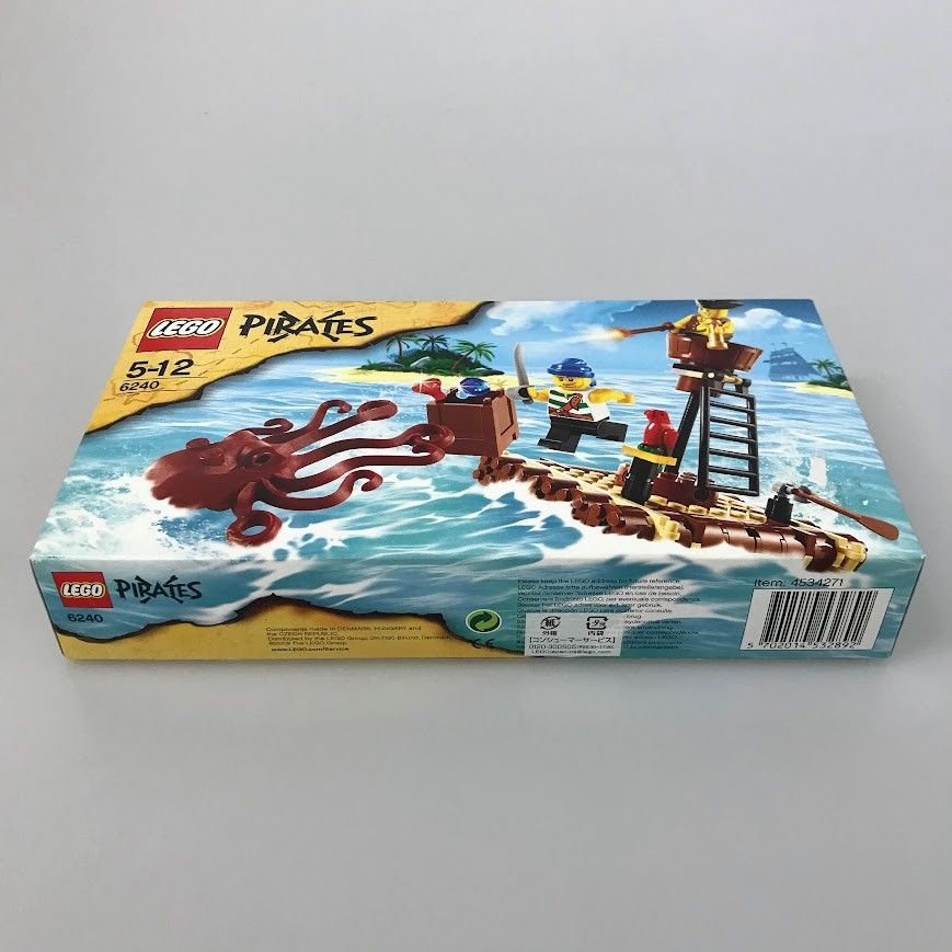 正規品 新品未開封 LEGO レゴ パイレーツ 6240 おばけダコ クラーケンの襲撃 廃盤品 DB-037-E ミニフィグ 海賊 タコ オールドレゴ 372 - メルカリ