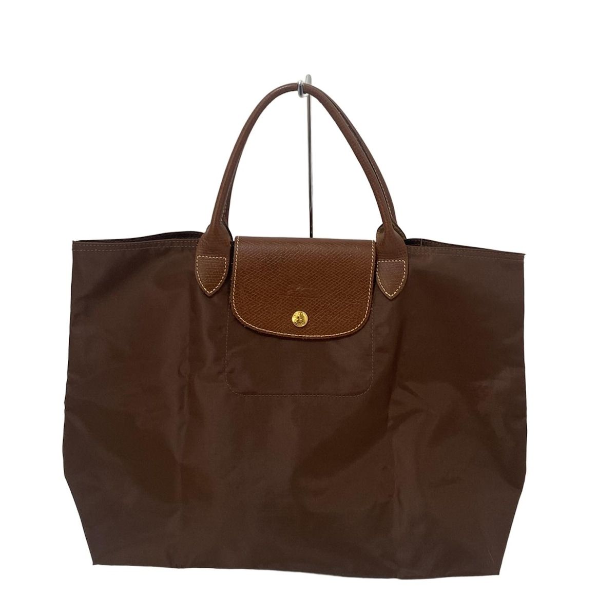 LONGCHAMP ル・プリアージュ 2way バッグ レザー ブラウン