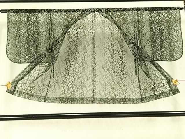 平和屋着物▽羽織 スリーシーズン 春夏秋 塵除け 葉尽くし 正絹 逸品