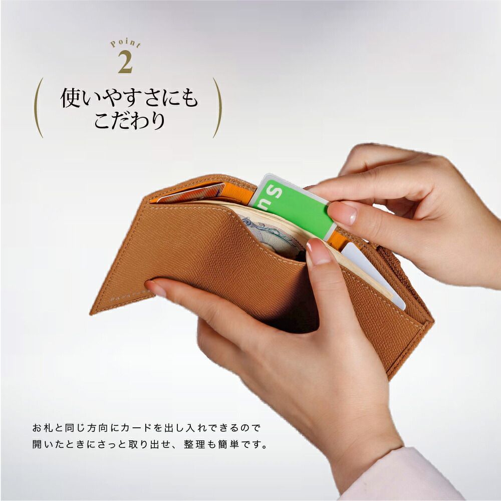〝オーダー品〟マネークリップ コンパクト財布 マネークリップ 小銭入れ付き レザー 本革 革 メンズ 薄い