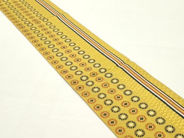 平和屋着物●本場筑前博多織 半幅帯 花間道 正絹 DAAY0197ob