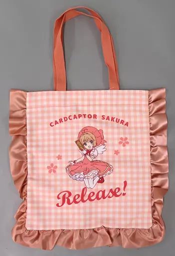 中古】バッグ さくらちゃんピンク フリルトートバッグ 「カード
