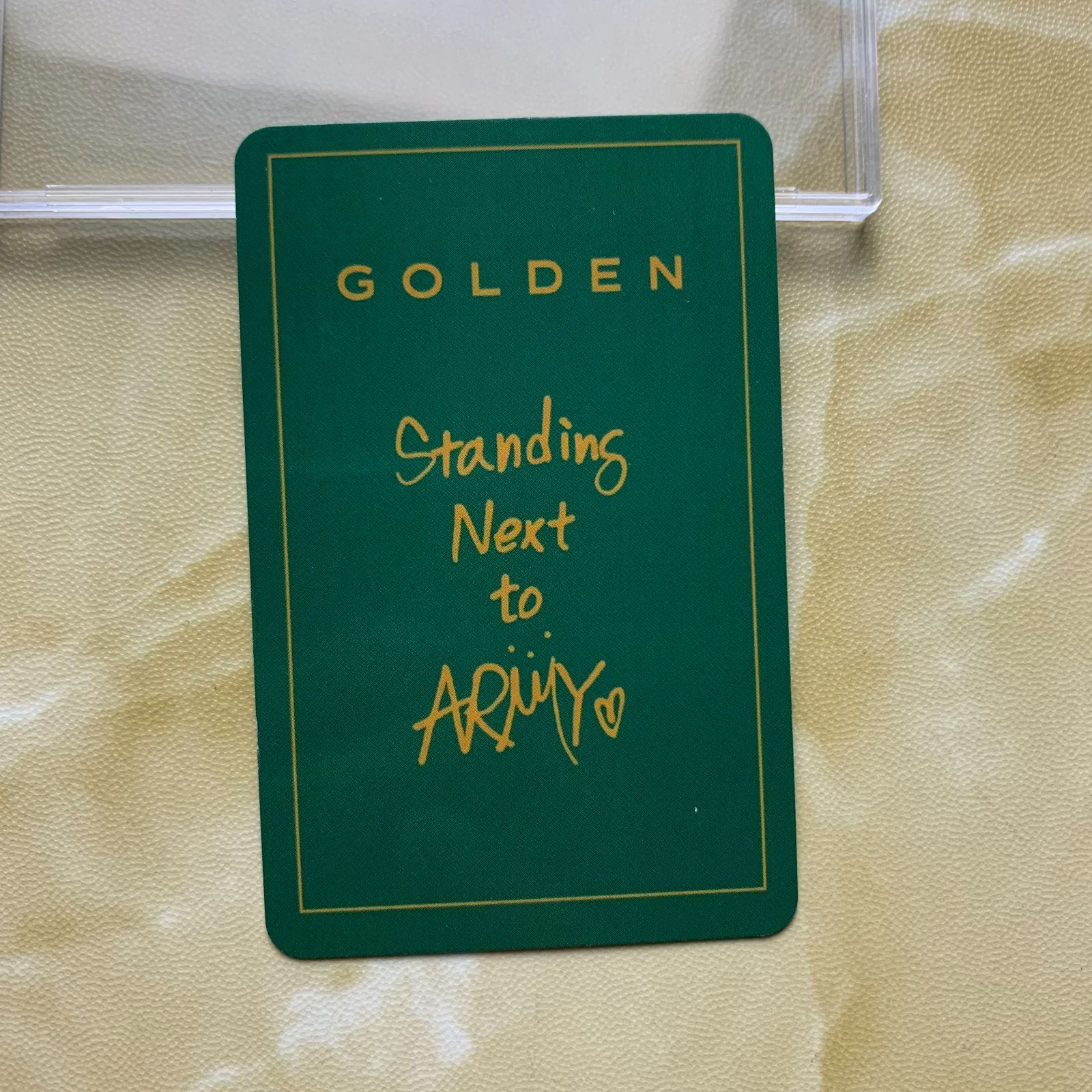 BTS GOLDEN MCOUNTDOWN 事前収録 サノク JUNGKOOK ジョングク 香水付属トレカ