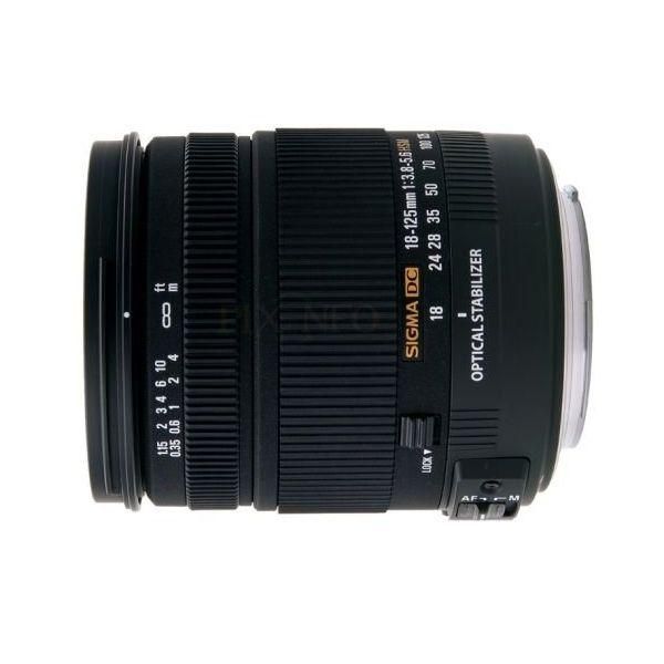 中古 美品 SIGMA 18-125mm F3.8-5.6 DC OS HSM (キヤノンEF用) Sigma