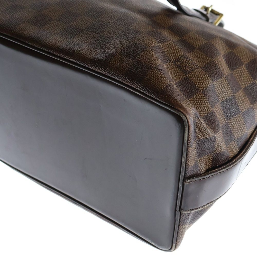 LOUIS VUITTON (ルイヴィトン) チェルシー ダミエ エベヌ PVC レザー  