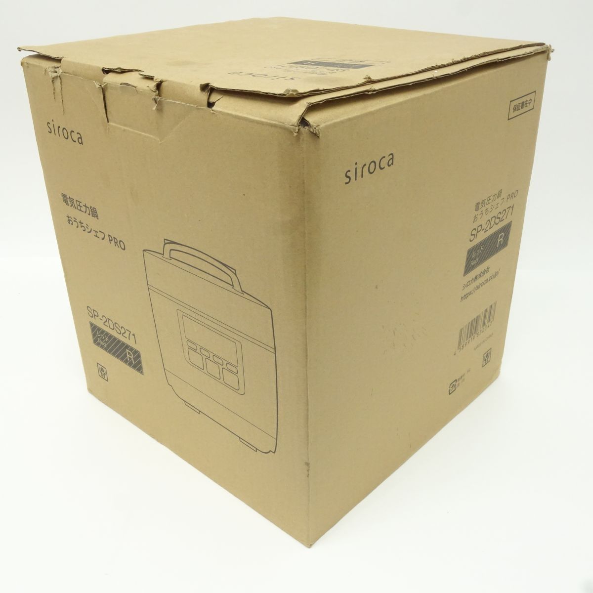 未使用】siroca シロカ SP-2DS271 電気圧力鍋 おうちシェフ PRO レッド