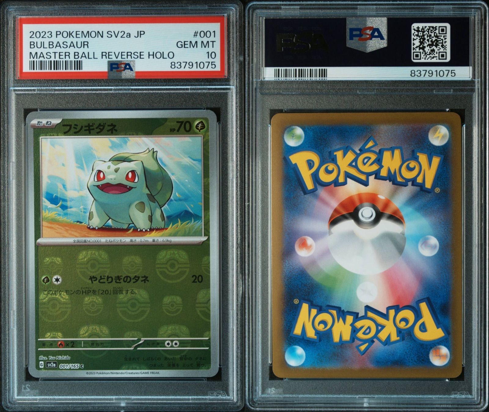 PSA10 フシギダネ マスターボールミラー 151マスボ PSA10 フシギダネ マスターボールミラー 151マスボ #11251