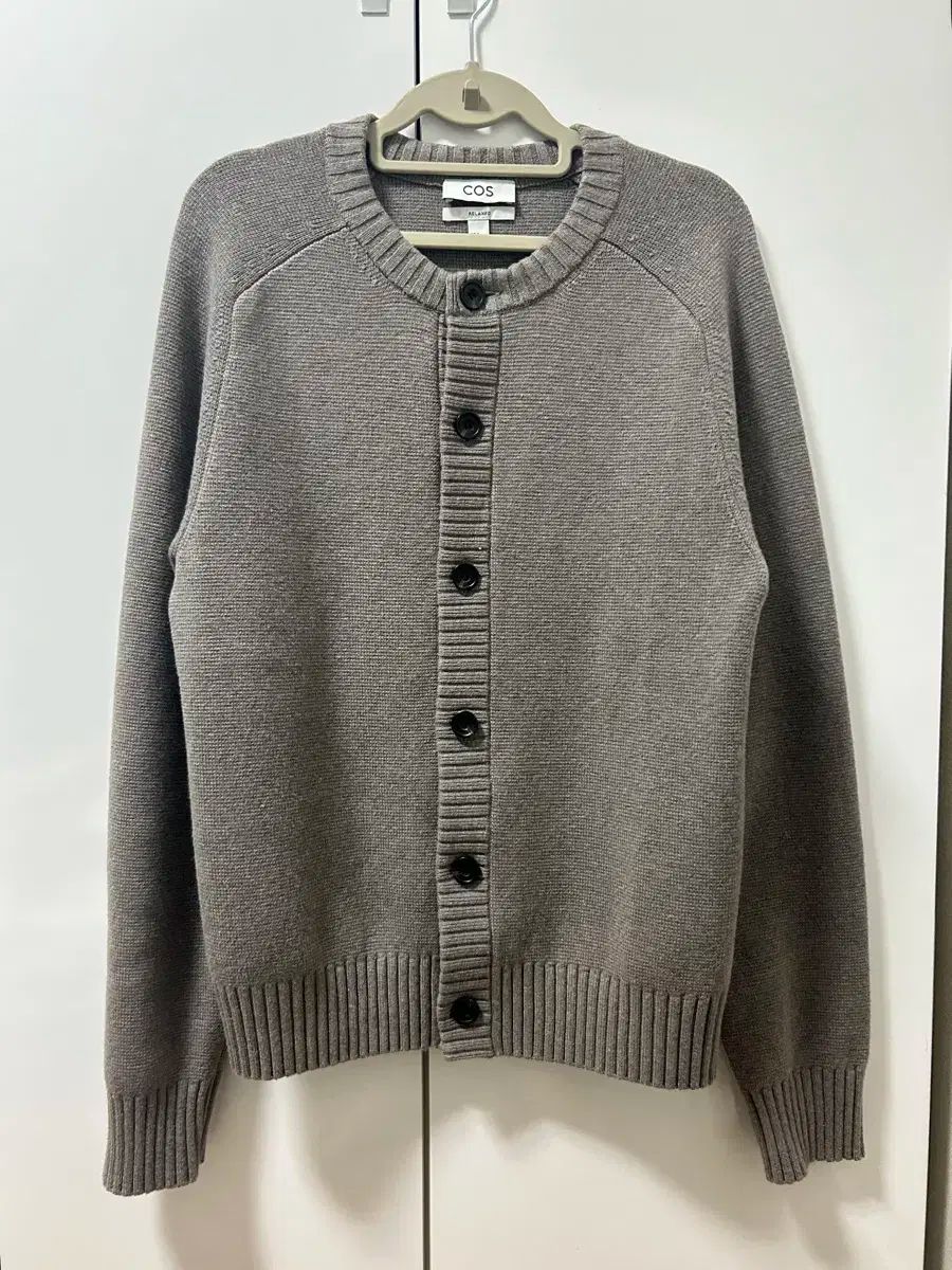 COS ウールブレンドクルーネックカーディガン WOOL-BLEND CREW-NECK CARDIGAN ウールブレンドクルーネック