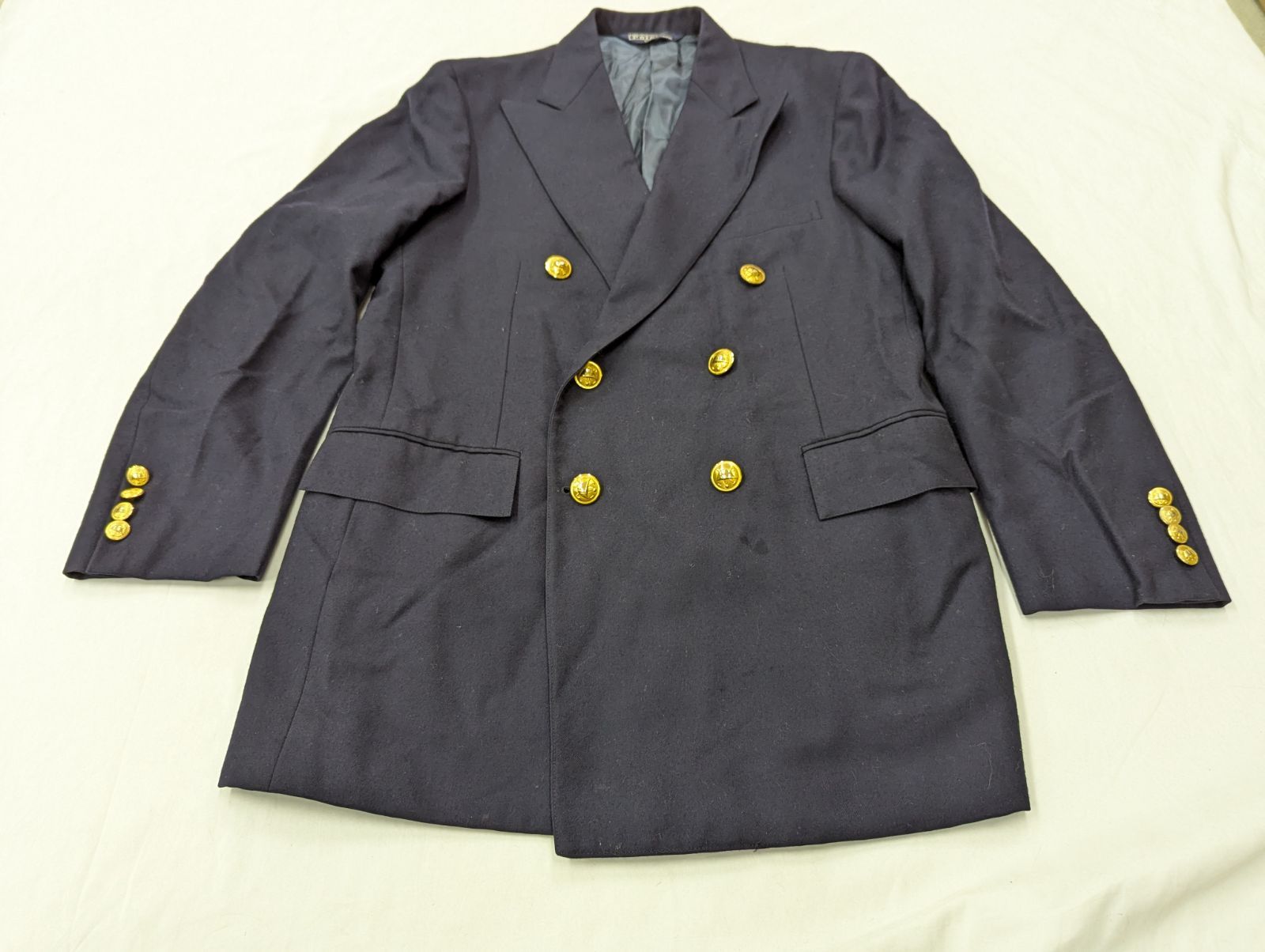 Polo Ralph Lauren 金釦 紺 ブレザー 樫山株式会社 毛100