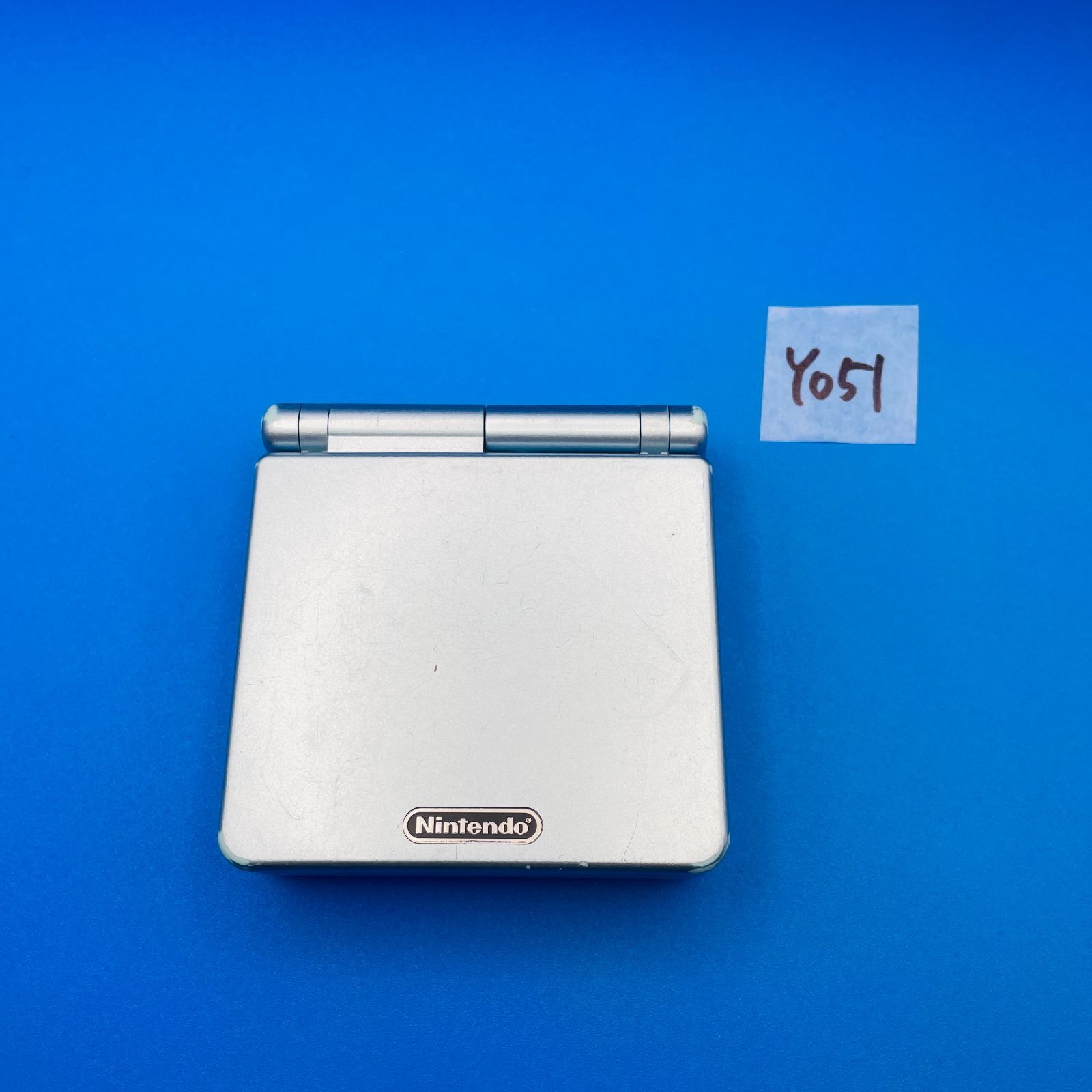 Y051 通電 ゲームボーイ アドバンスSP 本体 GAME BOY ADVANCE SP パールブルー ニンテンドー 任天堂 Nintendo