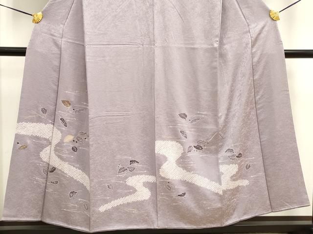 平和屋着物○訪問着 駒刺繍 正倉院花文 金彩 正絹 逸品