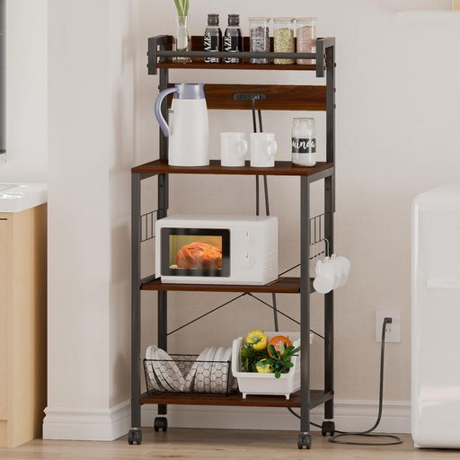 LunarLightキッチンベイカーラック幅57x奥行39.2x高さ133cmキッチン