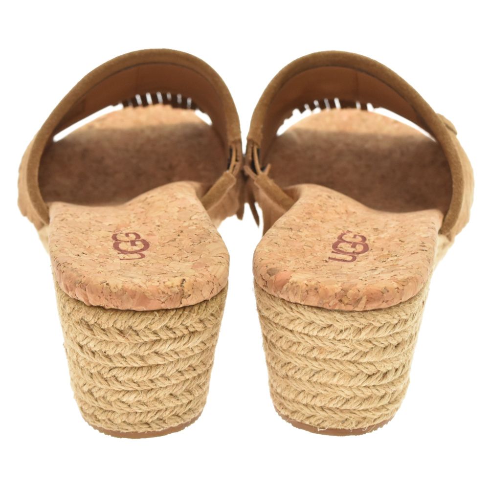 UGG (アグ) W KENDRA ケンドラ スウェードフリンジ装飾 ウェッジ