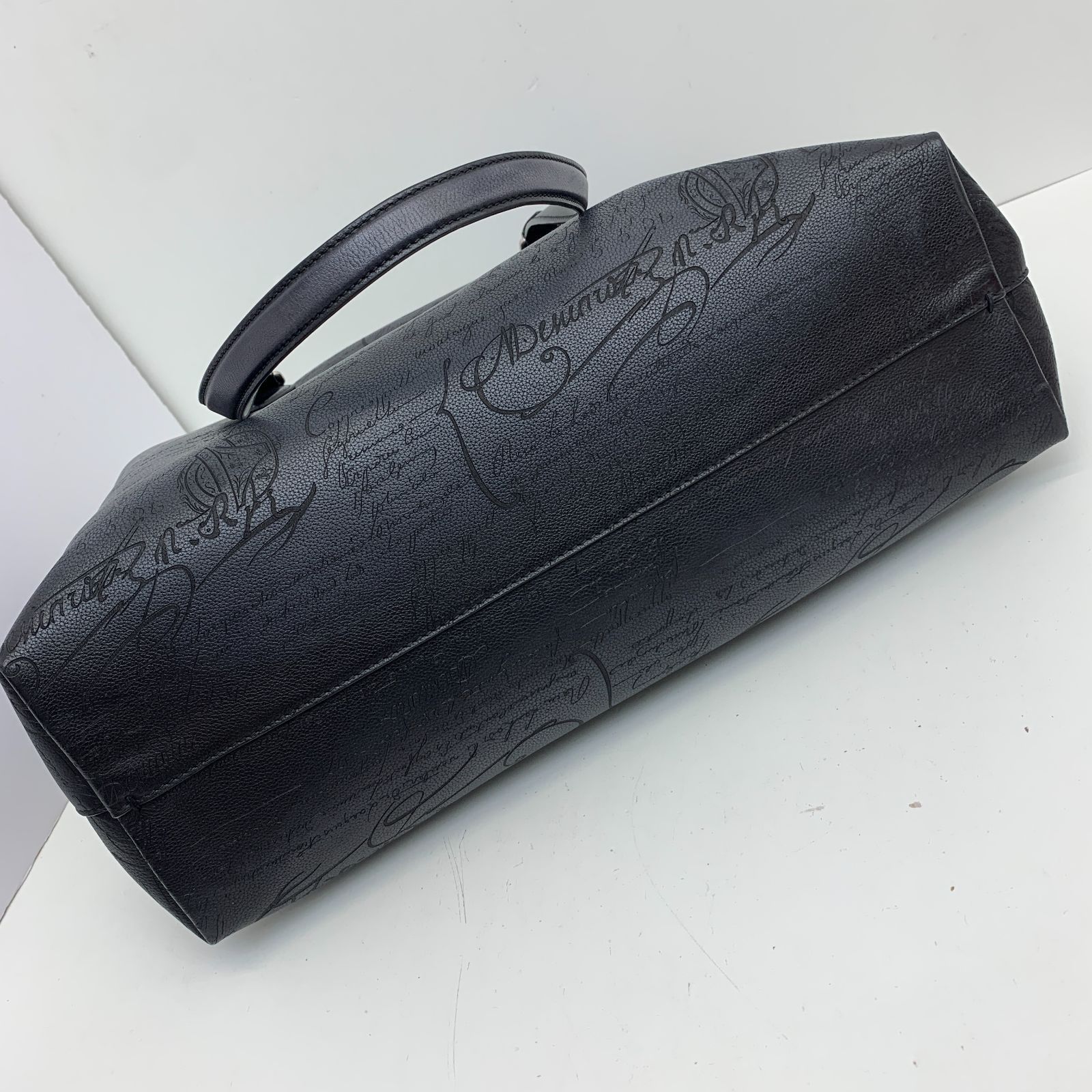 Berluti ベルルッティ レイトアワー スクリット レザー トートバッグ