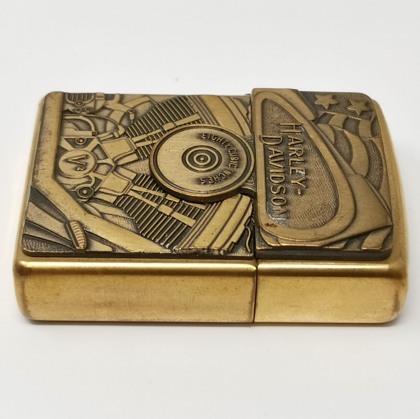 ジッポー ハーレーダビッドソン ゴールド 火花確認済み zippo