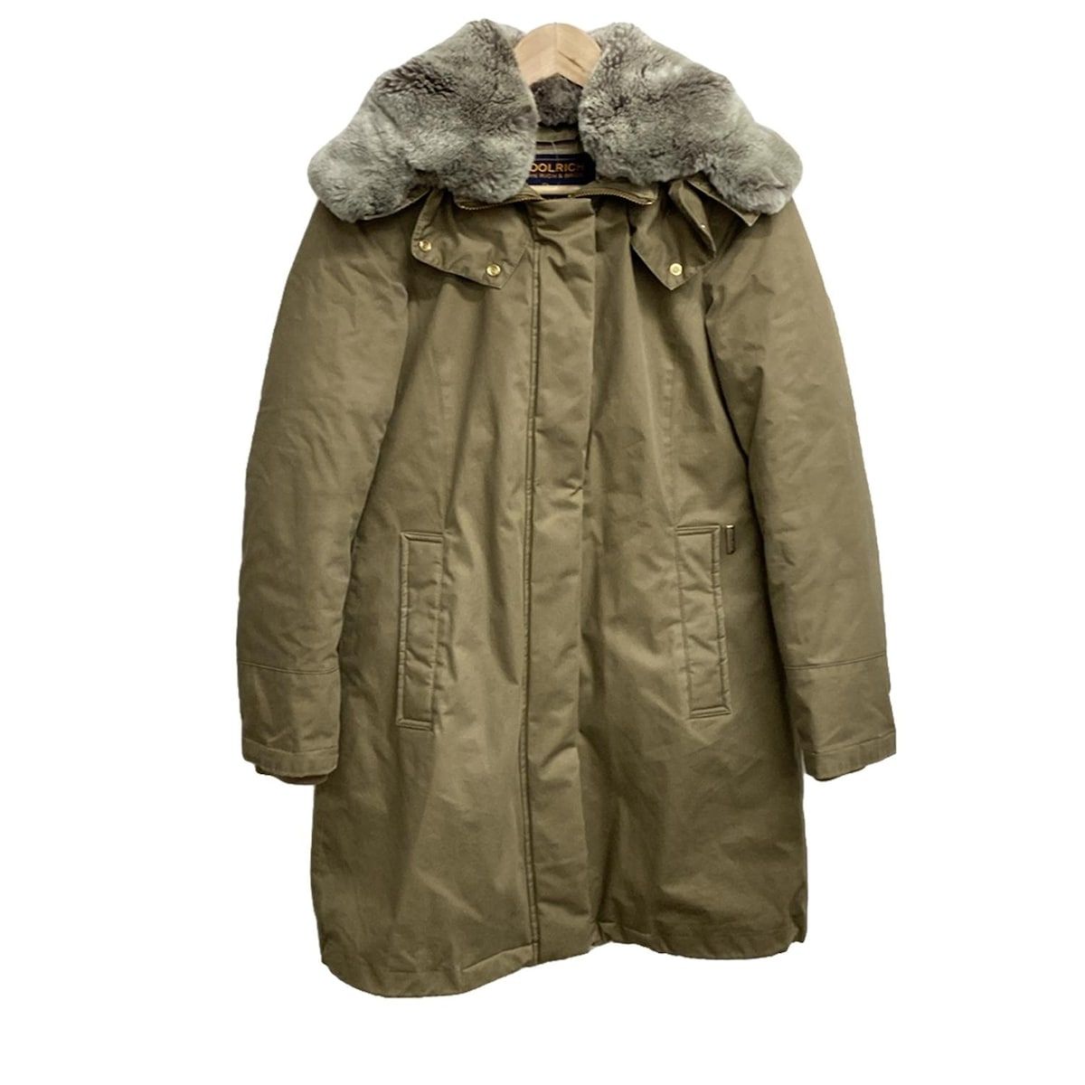 WOOLRICH(ウールリッチ) ダウンコート サイズXS レディース - カーキ