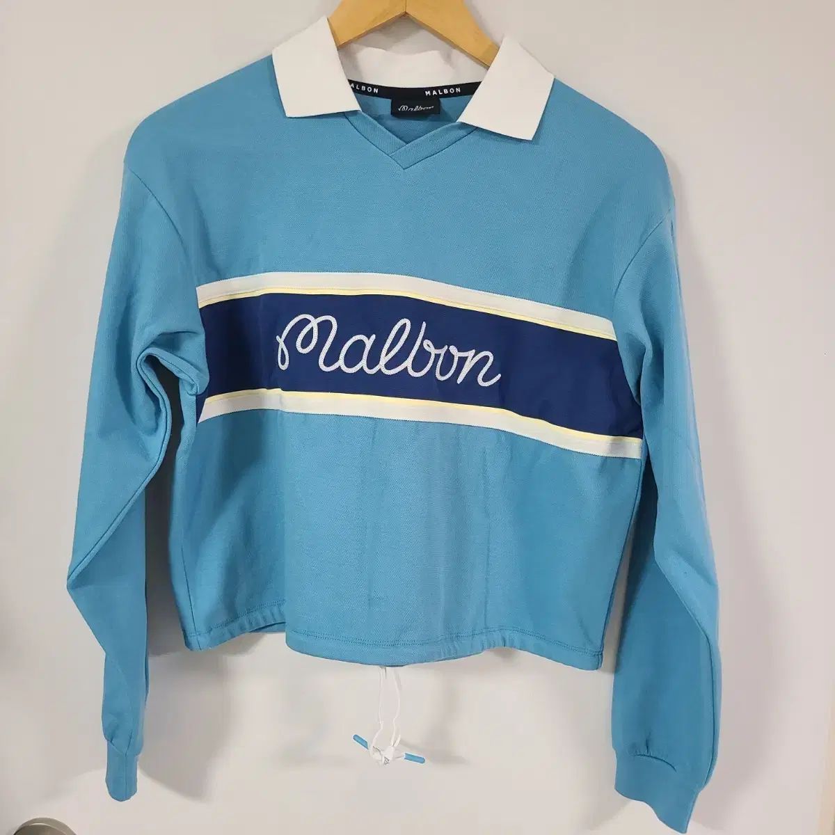 マルボンゴルフ 百貨店 クロップド カラ Tシャツ
