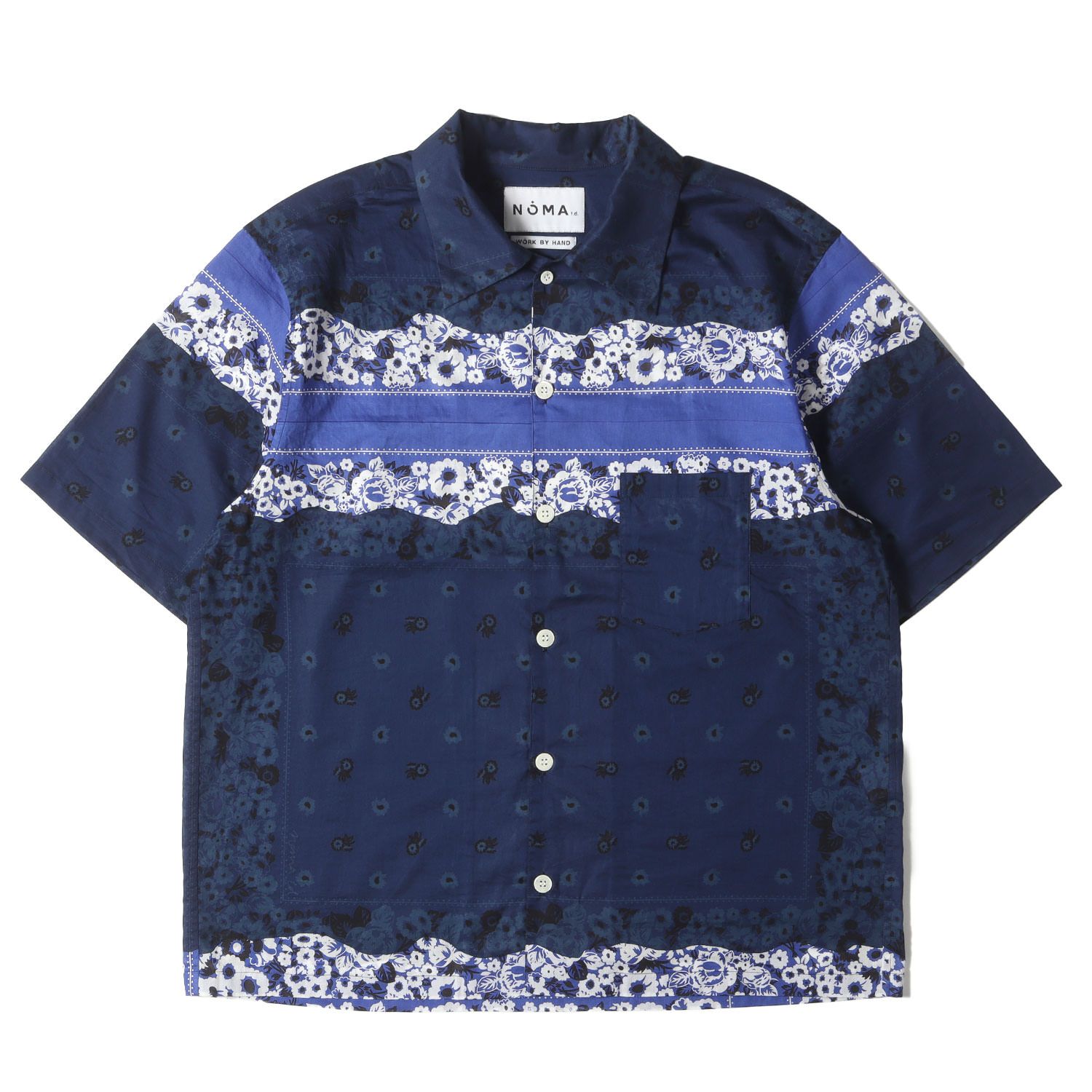 美品】NOMA t.d. ノーマティーディー シャツ サイズ:4 / 23SS バンダナ 