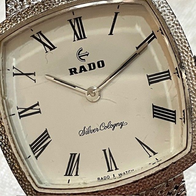 ラドー RADO 「RADOSilverColony」 シルバー腕時計 【動作未確認
