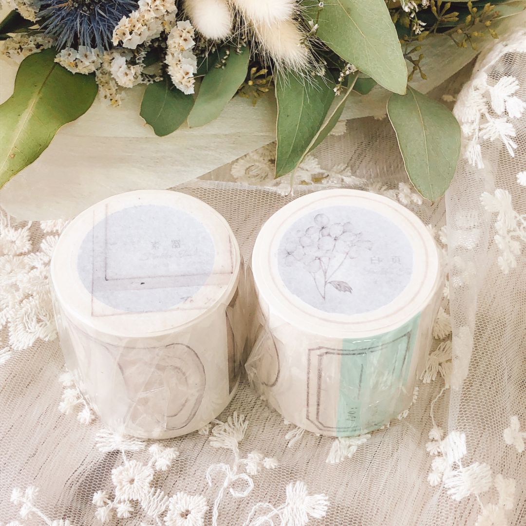 雀斑茶 / 白页&素器 和紙2巻セット ダイカットマステ - メルカリ 