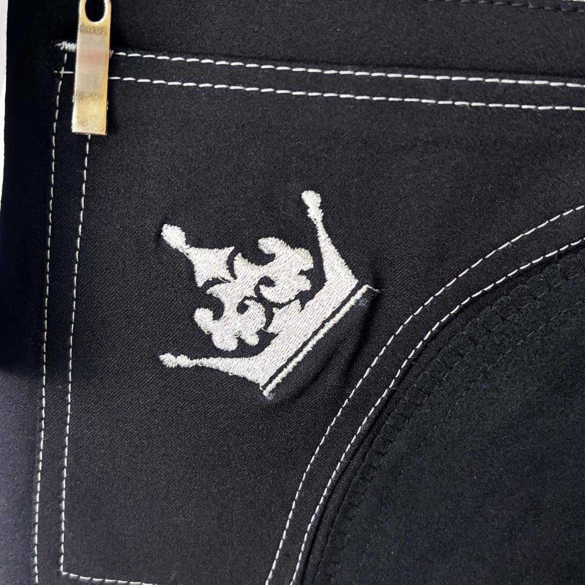 【中古・未使用品】HORKA ホルカ Kingston Breeches キュロット 44 ブラック レディース 乗馬 馬術 未使用】HORKA ホルカ Kingston Breeches キュロット 44