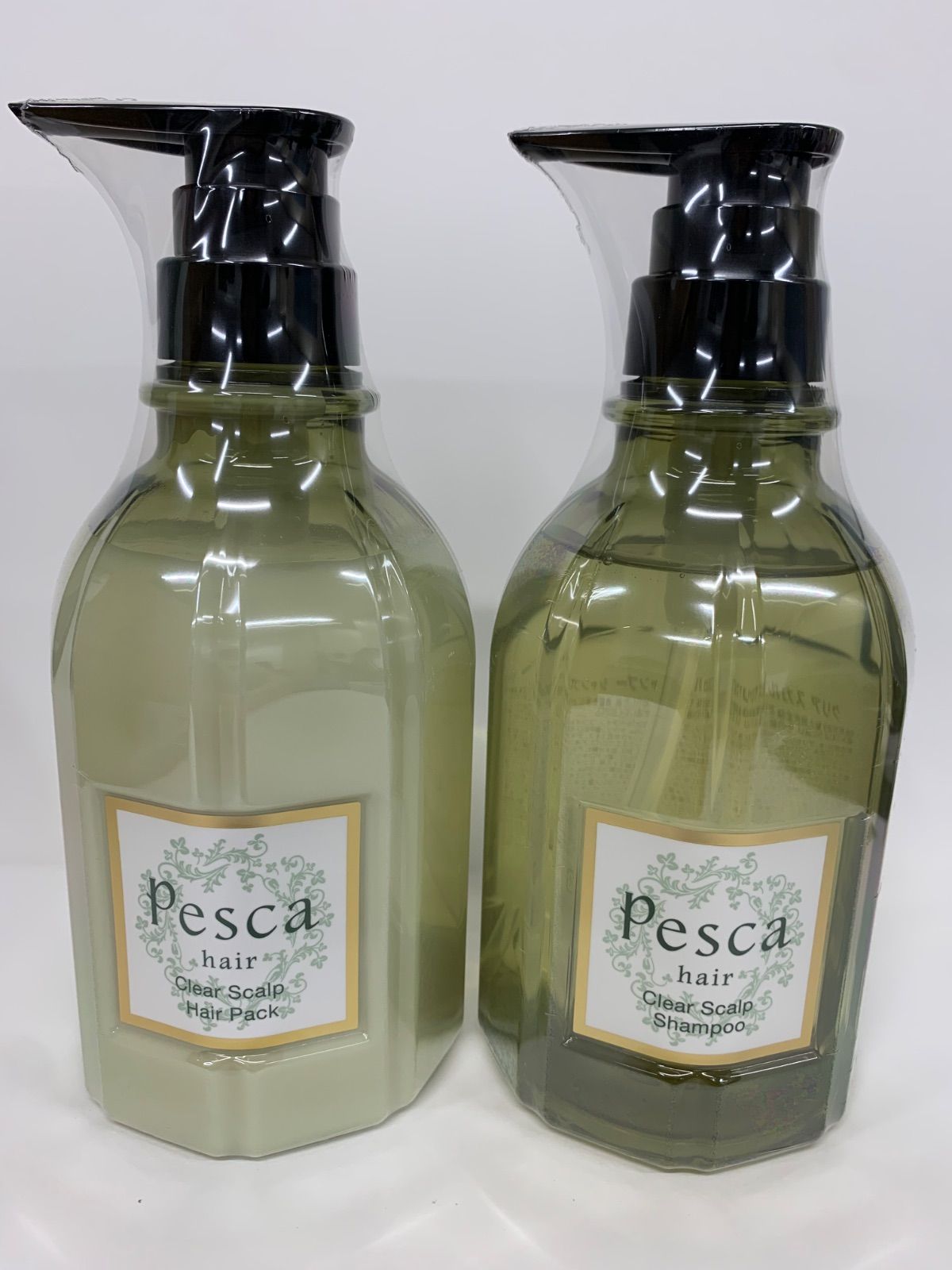 V645 Pesca ぺスカ クリア スカルプ シャンプー 500ml、ヘアパック
