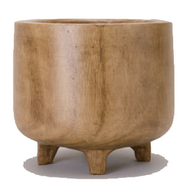 花 観葉植物用ポット ダーシャ 20 Wood POT 1個入り 50019 底穴なし 防水インナー付属 代引き不可 大型ポット FARM p143