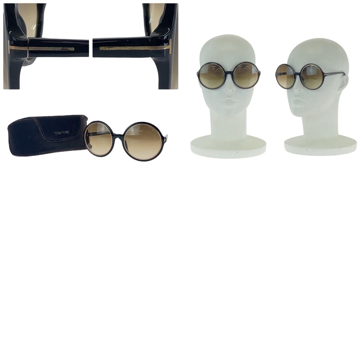 TOM FORD トムフォード ブラック ブラウン ゴールド金具 プラスチック  