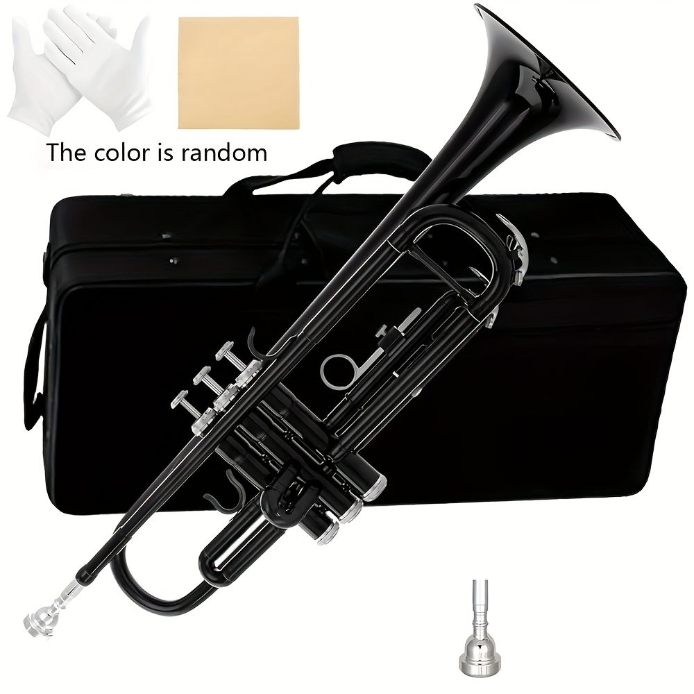 ブラックBフラット高品質TR9335トランペットセット