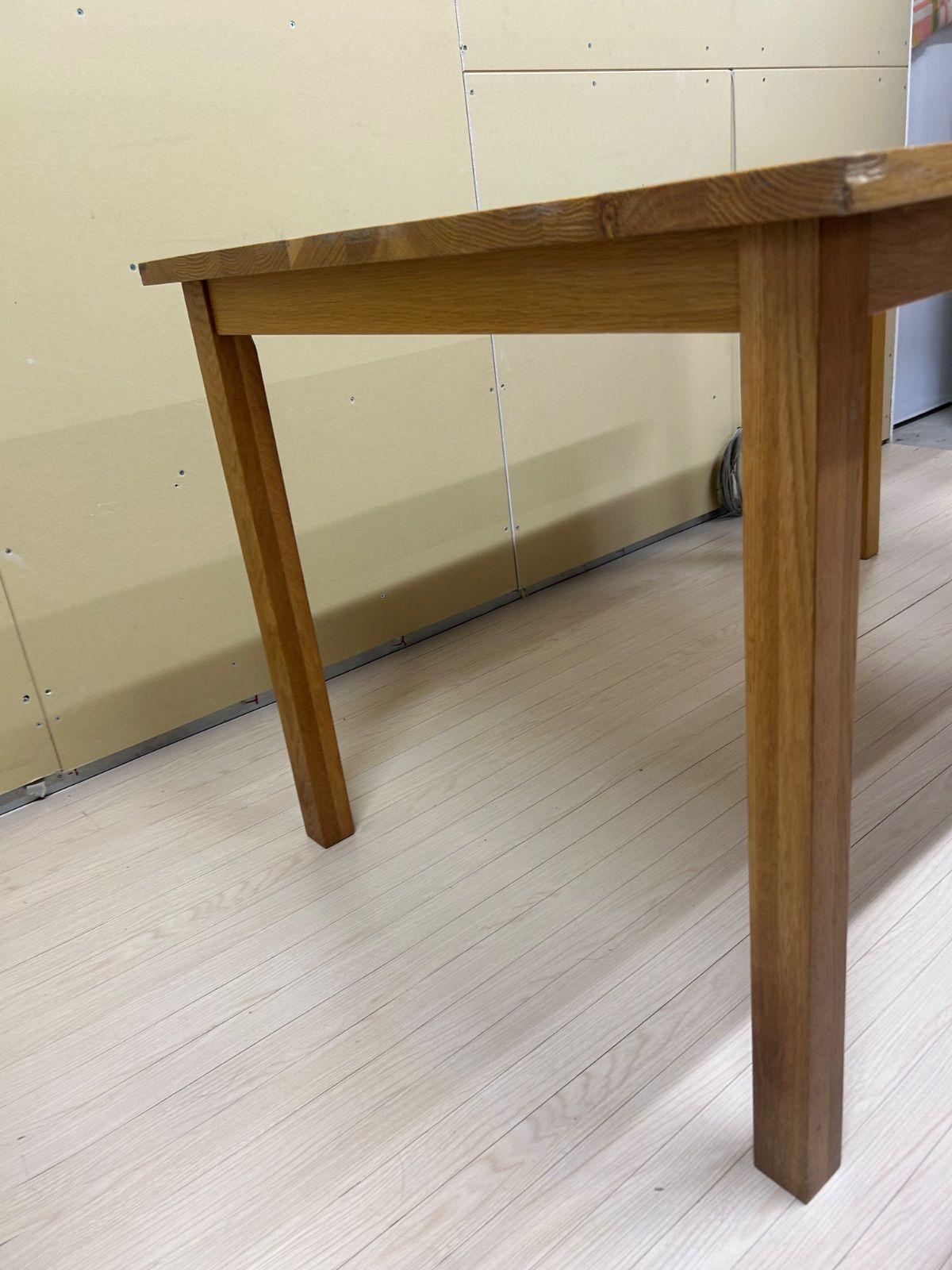 注文 【廃盤】無垢材テーブル・オーク材・幅140cm