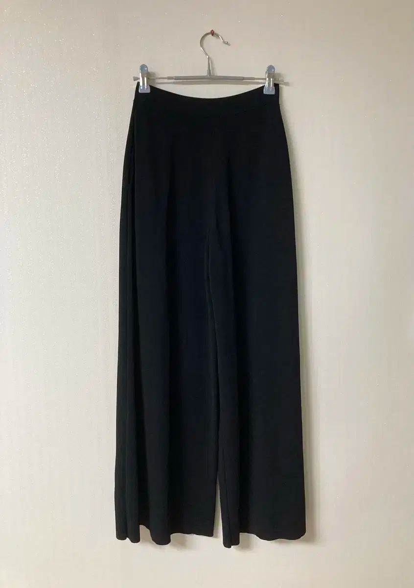 67 ステラ マッカートニー ゴールド ボタン 黒 ワイド パンツ