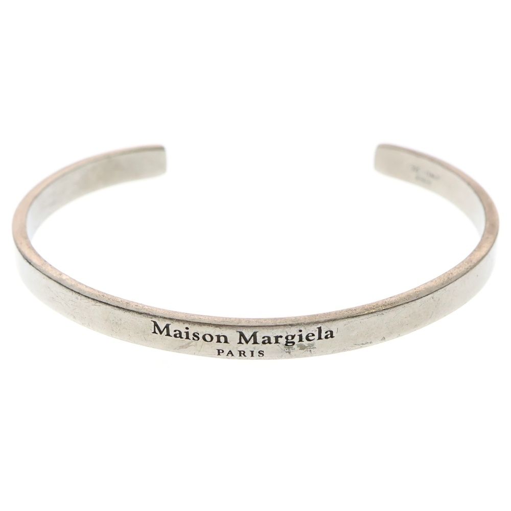 Martin Margiela (マルタンマルジェラ) ロゴ バングル SV925-正規品セール