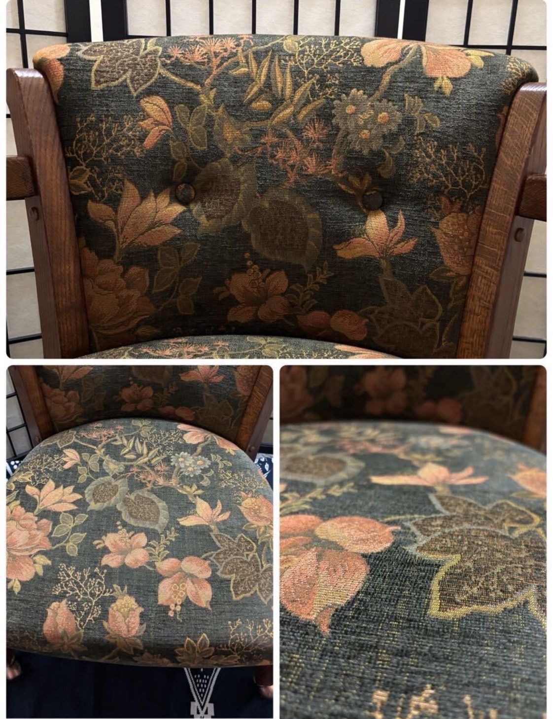 錬家B874 ④三越家具 カントリーハウス ブルージュ Brugge アームチェア キャスター付 家具 オーク材 ダイニングチェア 長野県長野市