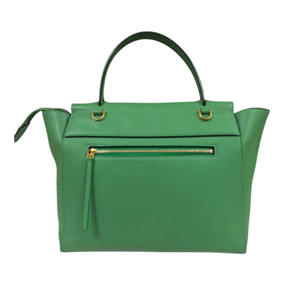 セリーヌ ベルトバッグ ミニ ショルダーバッグ レザー グリーン  