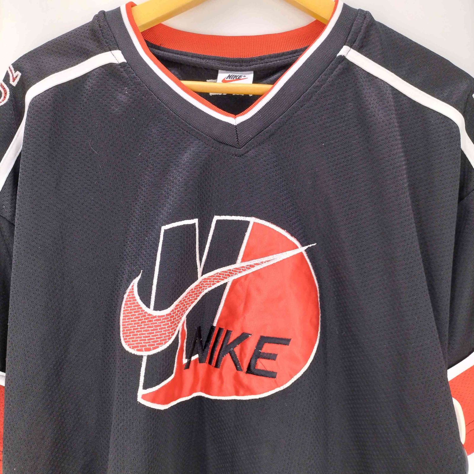 ナイキ NIKE 90S MADE IN USA 銀タグ スウォッシュ ゲームシャツ