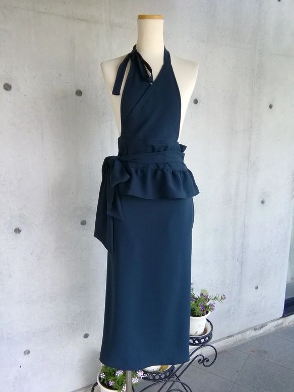 Mサイズ セール【日本製】ブラック茶道お稽古用エプロン 116100-20-M Mサイズ セール【日本製】ブラック茶道お稽古用エプロン 116100-20-M
