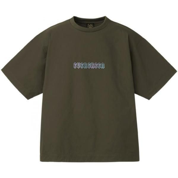 EVERGREEN エバーグリーン マイクロリップストップ ルーズフィット Tシャツ XL オリーブ