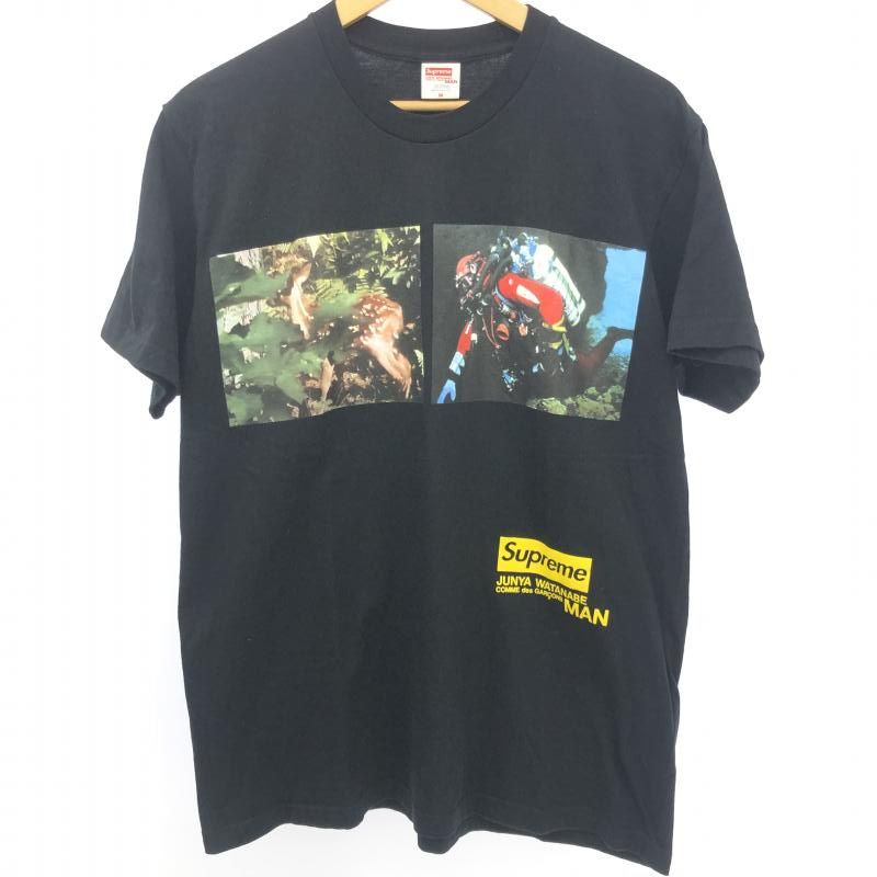 中古】Supreme JUNYA WATANABE COMME des GARCONS MAN 21AW Nature Tee M ブラック シュプリーム  コムデギャルソン ジュンヤワタナベ[66] - メルカリ