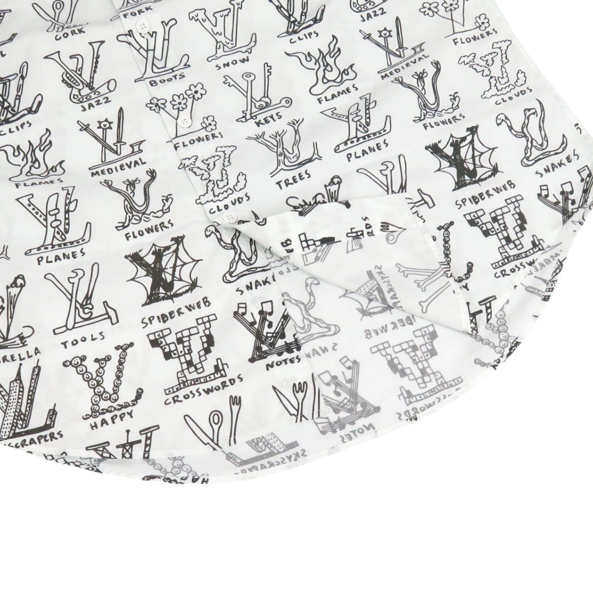 ルイヴィトン LV ロゴ プレイズ 半袖シャツ RM211M ZIU HKS19W メンズ  