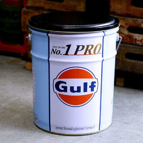 Gulf ガルフ オイル缶型 スツール No.1 PRO 《正規ライセンスグッズ》 アメリカ雑貨 アメリカン雑貨 - メルカリ