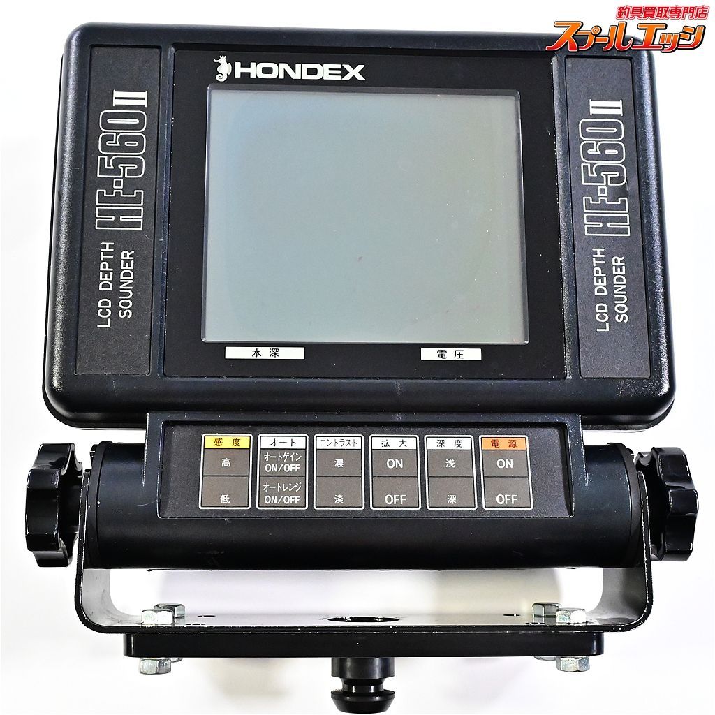 【ホンデックス】 魚群探知機 HE-560II 振動子200kHz&水温計付 魚探 HONDEX K_100e06072 - メルカリ