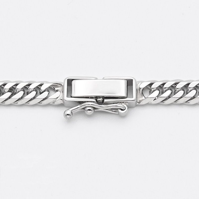 Pt850 プラチナ850 喜平ブレスレット 6面ダブル 10g 18cm 4.1mm