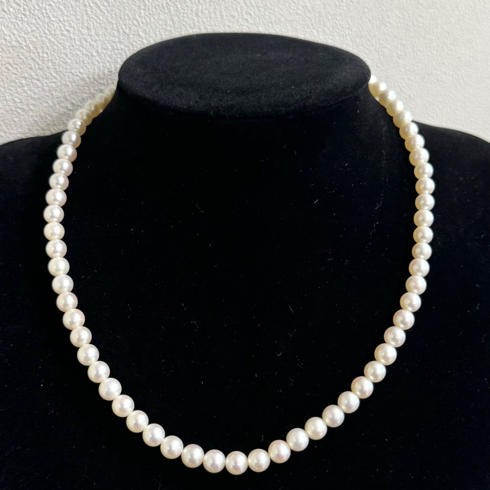 MIKIMOTO パールネックレス 5.0mm〜5.5mm シルバー 925 ミキモト 