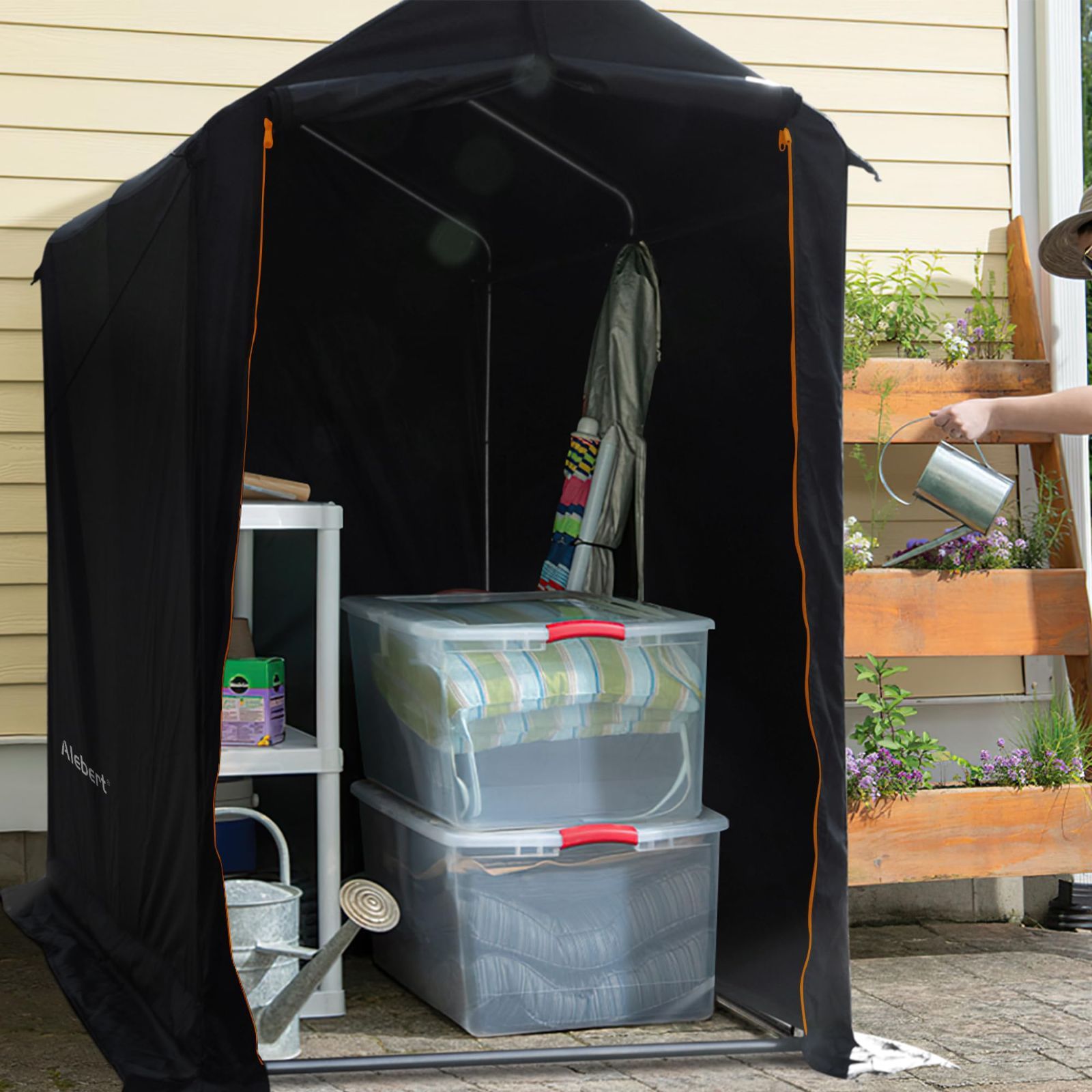 自転車収納 屋外