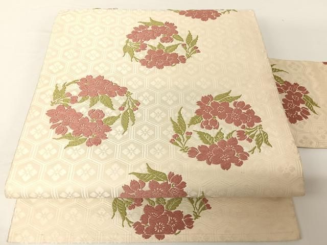 平和屋着物○俵屋 人間国宝 喜多川平朗 有職織物 九寸開き名古屋帯