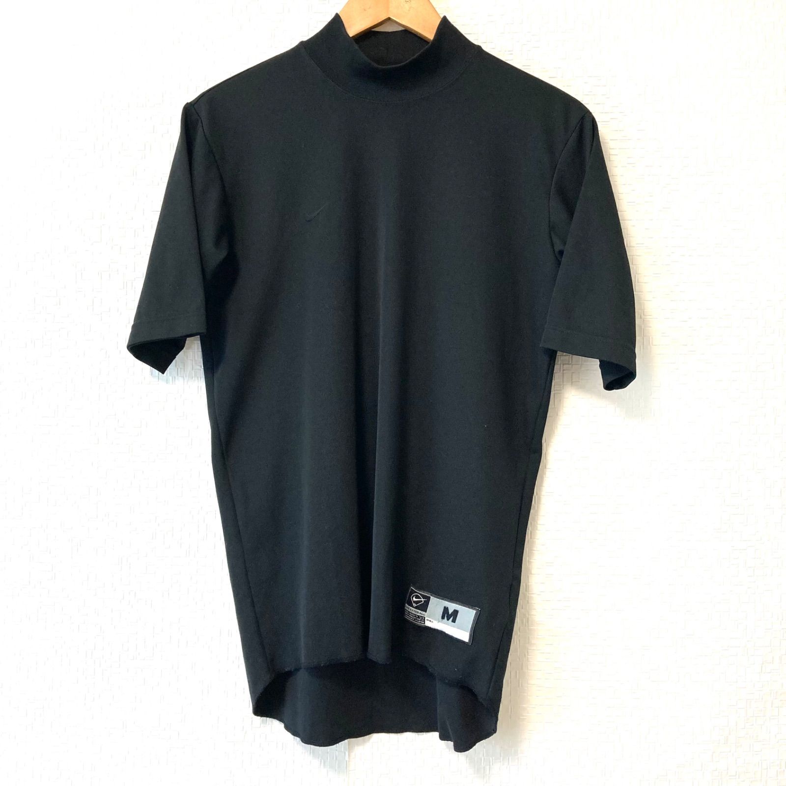 NIKE ナイキ 野球 アンダーシャツ ハイネック 半袖 黒 ブラック 高校 