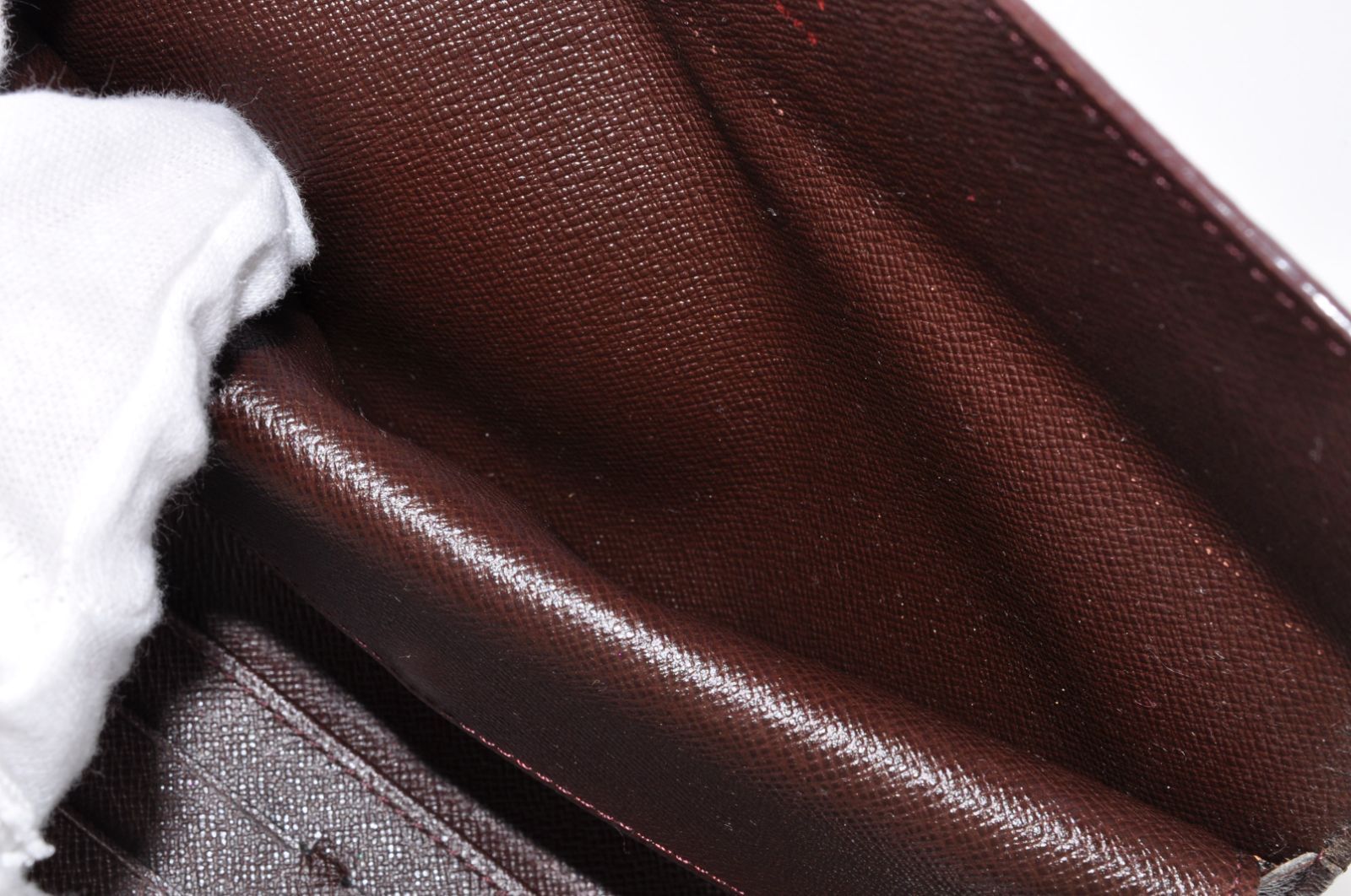 LOUIS VUITTON ルイヴィトン 長財布 ダミエ エベヌ ポルトトレゾール