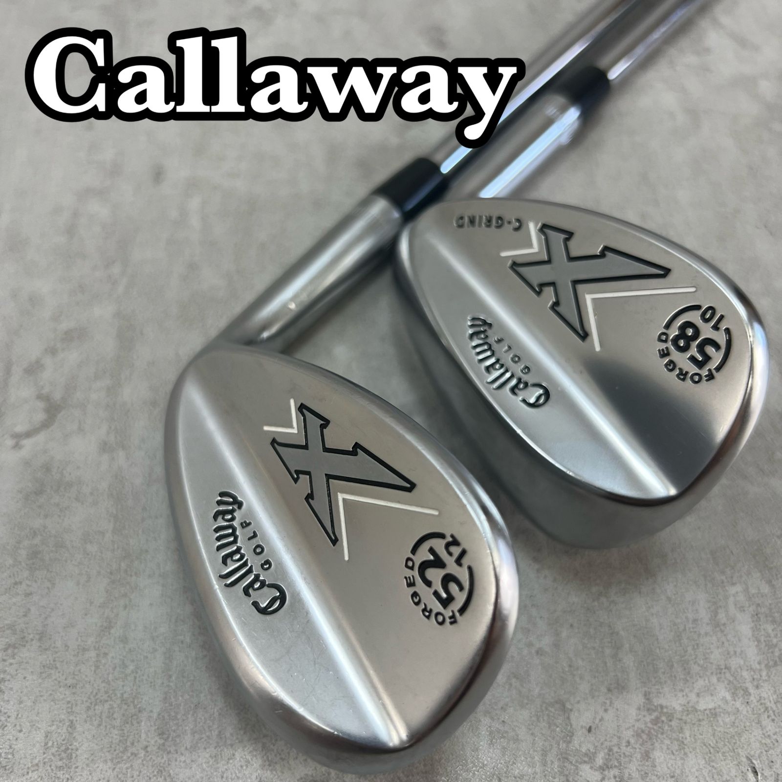 キャロウェイ X フォージド メンズゴルフ ウェッジセット 2本 S300 右利き用 52° 58° Callaway