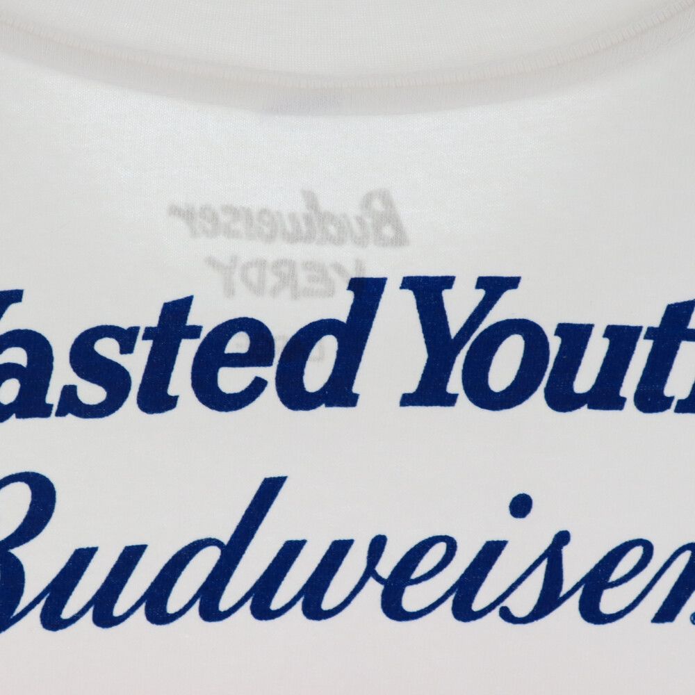 WASTED YOUTH ウェイステッドユース 22SS×Budweiser Gift Box With Tee×バドワイザー ギフトボックス付き 半袖TシャツVERDY ホワイト